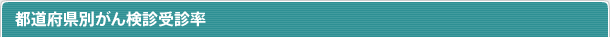 都道府県別がん検診受診率