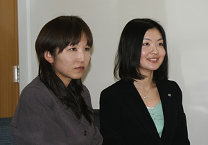 画像：東口さん（右）・佐藤さん（左）