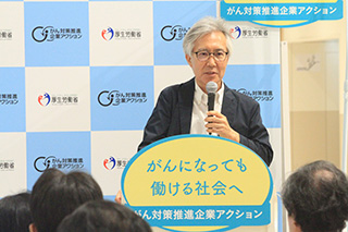 「オトナのがん教育」講演の中川恵一氏