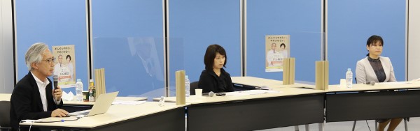 （左から）中川恵一先生、認定講師 河野美和さん、認定講師 和田智子さん